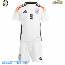 Camisa de time de futebol Alemanha Niclas Fullkrug #9 Replicas 1º Equipamento Infantil Europeu 2024 Manga Curta (+ Calças curtas)